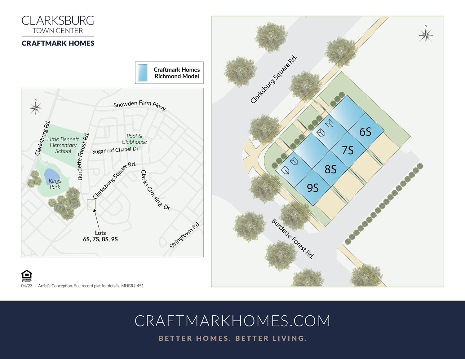 Clarksburg Town Center Site Plan, Craftmark Homes