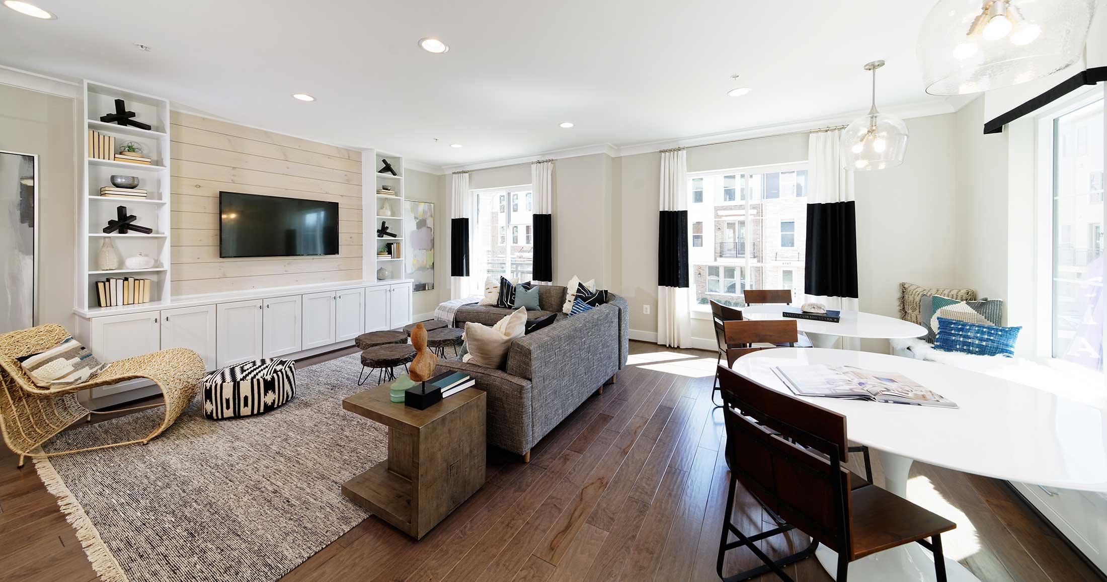 Living Room, Townhomes in Chantilly VA