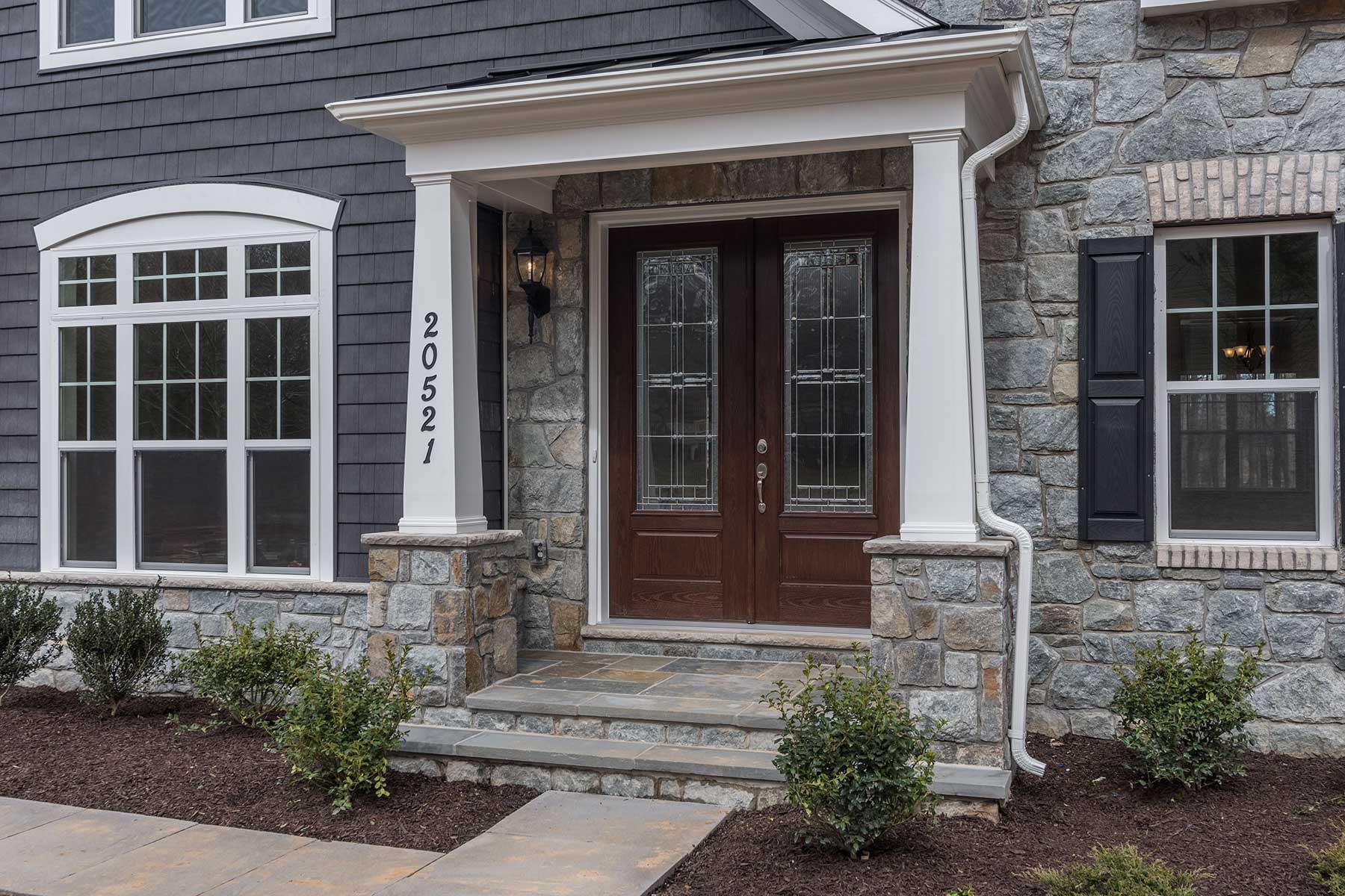 Exterior, Finished Custom Home, Chevy Chase, Gaithersburg, Craftmark Homes