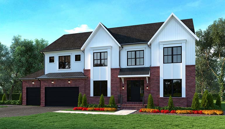 The Oakton at Darnestown Station Floor Plan, Custom Home Available in Montgomery County, MD