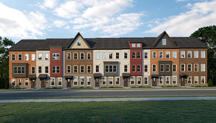The The Seneca at The Grove Floor Plan, Townhomes Available at Clarkburg, MD